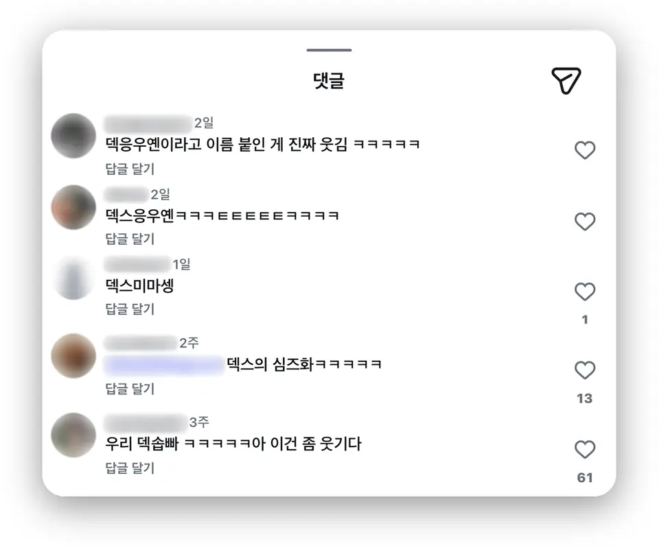 덱스응우옌부터 덱스의 심즈화까지