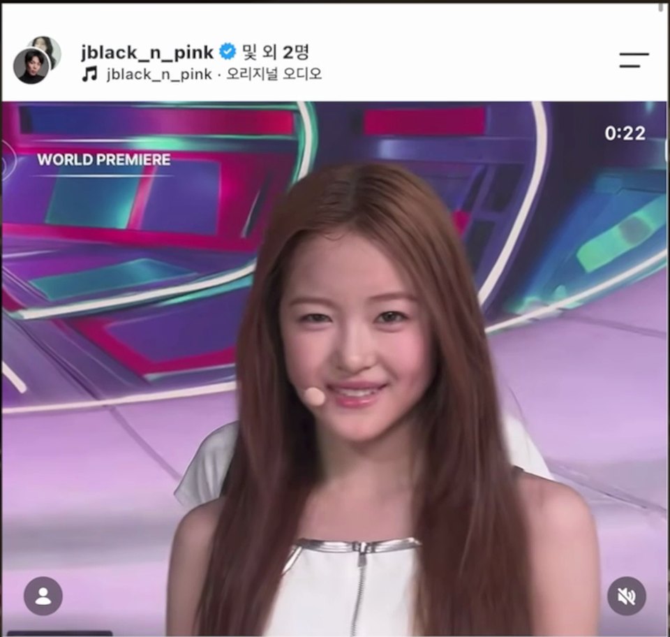 제이블랙 인스타그램 게시물 · 사진 = 제이블랙 인스타그램 (원마이크 릴스 갈무리)